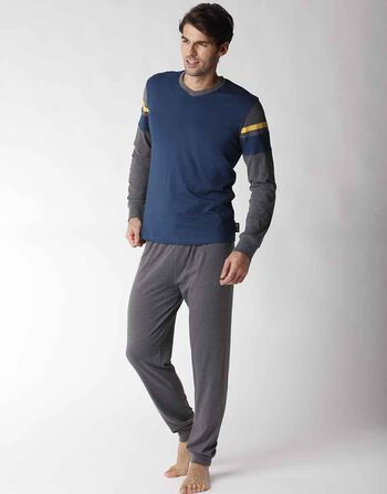 LVB Jersey Pigiama Lungo Uomo LVB Jersey Pigiama Lungo Uomo